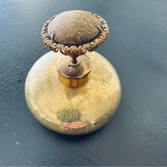 Vintage Devilbiss Empty Bottle Atomizer Fragrance Cased Glass Gold Antique - Picture 7 of 16